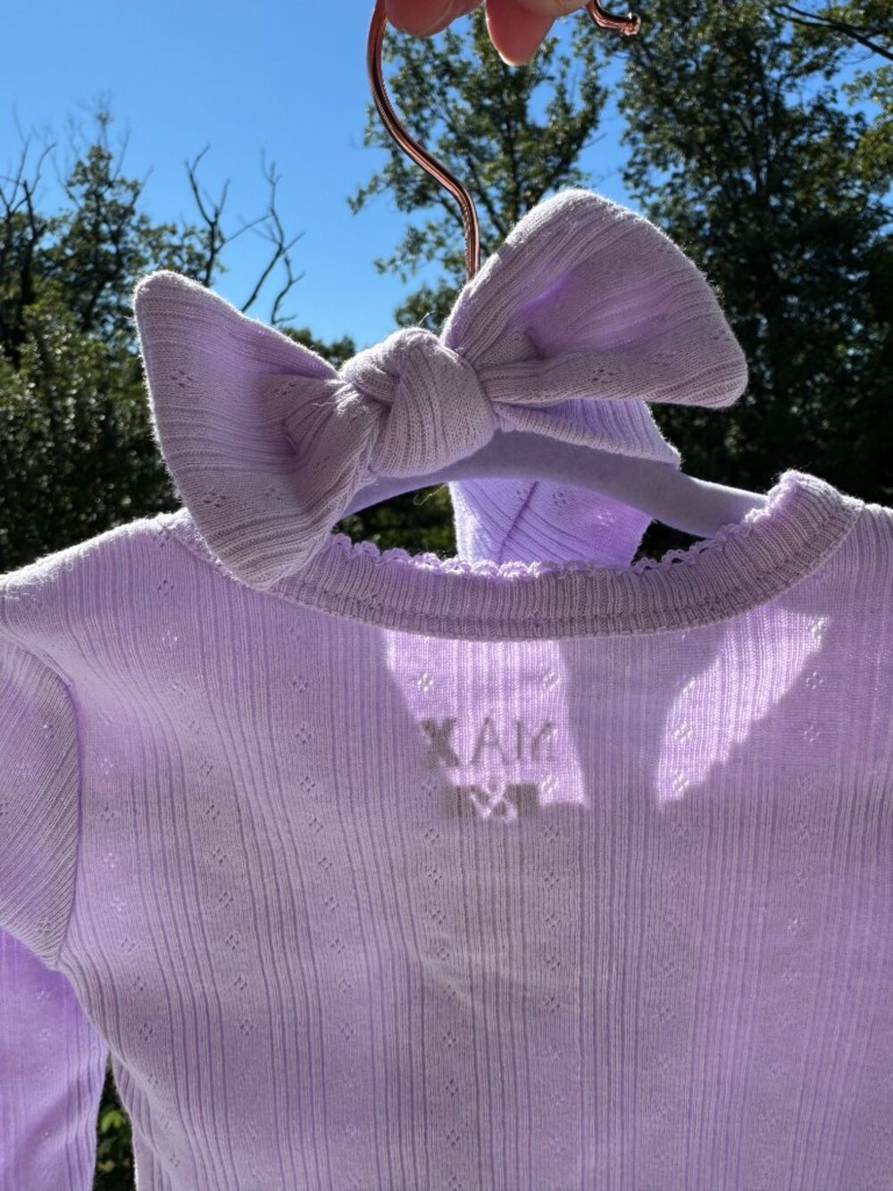 Baby Girls' Zipper Footed Ruffle Pajama and Bow Headband